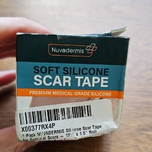 Soft Silicone Scar Tape - White